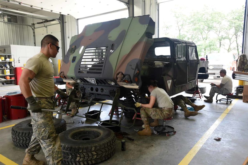 military vehicle maintenance
