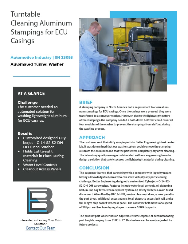 Case Study Cleaning-Electronic-Aluminium-Stampings-Automotive-Industry-SN-23093