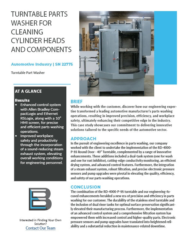 BE Case Study 22775 Automated Cleaning Cylinder Heads